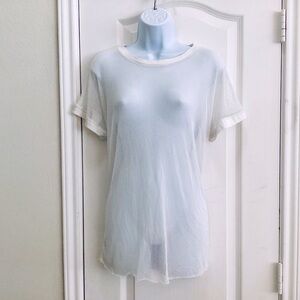 Minette Sheer Mesh Summer Tee